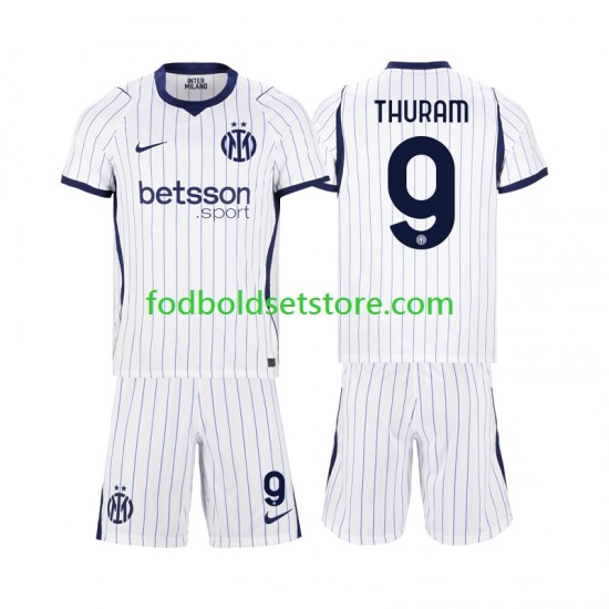 Inter Milan Trøje Marcus Thuram 9 Udebane 2026-2027 Kort ærmer ,Børn Fodboldsæt