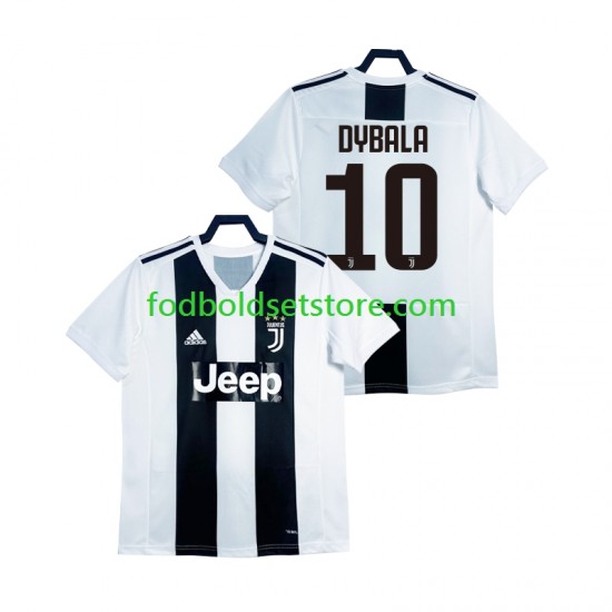 Juventus Trøje DYBALA 21 2018 2019 Retro Hjemmebane Kort ærmer ,Mænd