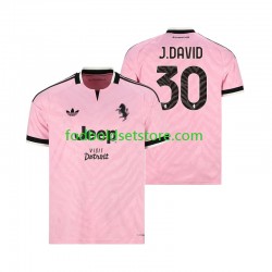Juventus Trøje Jonathan David 30 Udebane 2026-2027 Kort ærmer ,Mænd