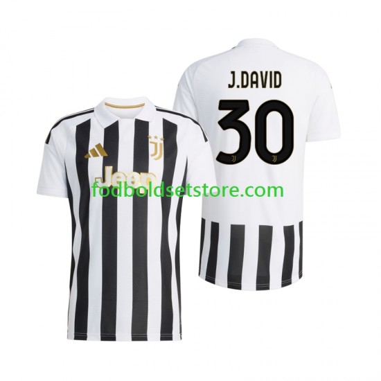 Juventus Trøje Jonathan David 30 Hjemmebane 2026-2027 Kort ærmer ,Mænd