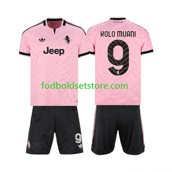 Juventus Trøje Randal Kolo Muani 9 Udebane 2026-2027 Kort ærmer ,Børn Fodboldsæt