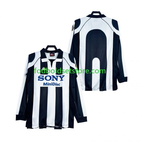 Juventus Trøje 1997 Retro Hjemmebane 1998 Lange ærmer ,Mænd