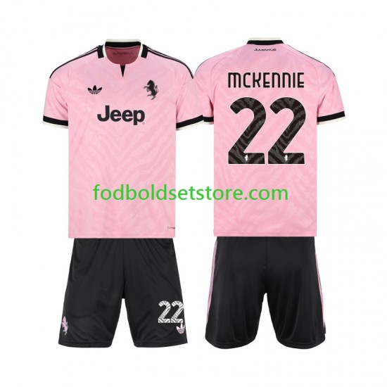 Juventus Trøje Weston McKennie 22 Udebane 2026-2027 Kort ærmer ,Børn Fodboldsæt