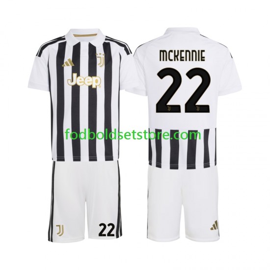 Juventus Trøje Weston McKennie 22 Hjemmebane 2026-2027 Kort ærmer ,Børn Fodboldsæt