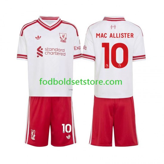 Liverpool Trøje Alexis Mac Allister 10 Udebane 2026-2027 Kort ærmer ,Børn Fodboldsæt