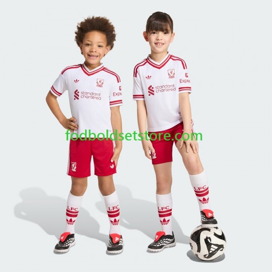 Liverpool Trøje Udebane 2026-2027 Kort ærmer ,Børn Fodboldsæt