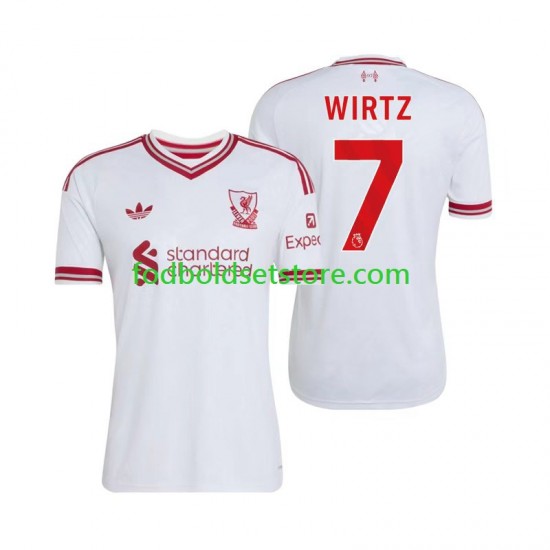Liverpool Trøje Florian Wirtz 7 Udebane 2026-2027 Kort ærmer ,Mænd