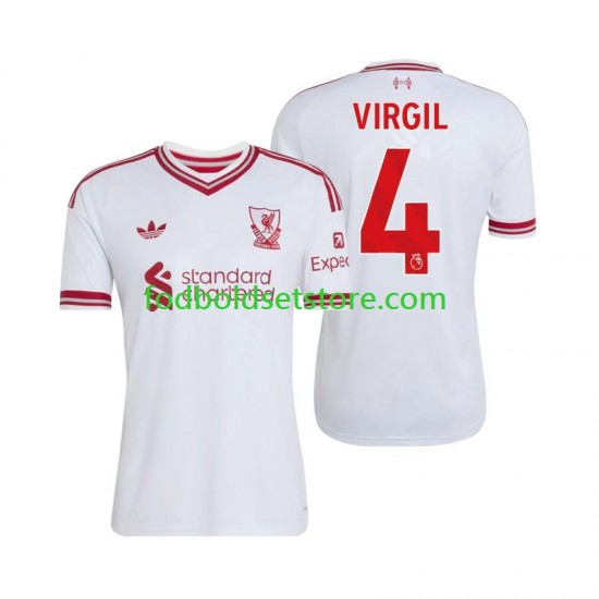 Liverpool Trøje Virgil van Dijk 4 Udebane 2026-2027 Kort ærmer ,Mænd