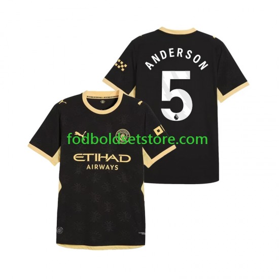 Manchester City Trøje Elliot Anderson 5 Udebane 2026-2027 Kort ærmer ,Mænd Manchester City Trøje Elliot Anderson 5 Udebane 2026-2027 Kort ærmer ,Mænd