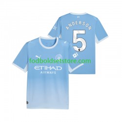 Manchester City Trøje Elliot Anderson 5 Hjemmebane 2026-2027 Kort ærmer ,Mænd