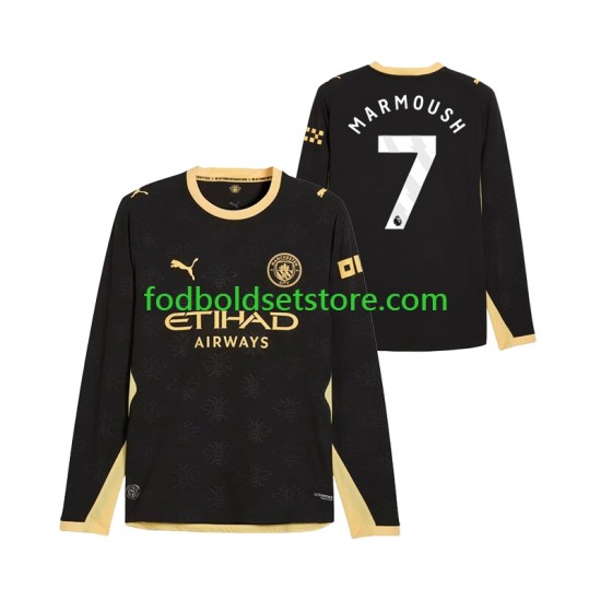 Manchester City Trøje Omar Marmoush 7 Udebane 2026-2027 Lange ærmer ,Mænd