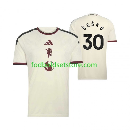 Manchester United Trøje Benjamin Sesko 30 3. Valg 2026-2027 Kort ærmer ,Mænd Manchester United Trøje Benjamin Sesko 30 3. Valg 2026-2027 Kort ærmer ,Mænd
