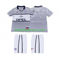 Paris Saint-Germain Trøje 2000 2001 Retro Udebane Kort ærmer ,Børn Fodboldsæt