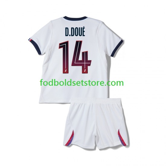 Paris Saint-Germain Trøje Desire Doue 14 Udebane 2026-2027 Kort ærmer ,Børn Fodboldsæt Paris Saint-Germain Trøje Desire Doue 14 Udebane 2026-2027 Kort ærmer ,Børn Fodboldsæt