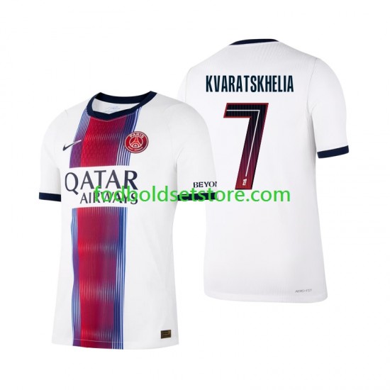 Paris Saint-Germain Trøje Khvicha Kvaratskhelia 7 Udebane 2026-2027 Kort ærmer ,Mænd