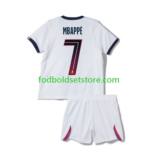 Paris Saint-Germain Trøje Mbappé Kylian 7 Udebane 2026-2027 Kort ærmer ,Børn Fodboldsæt Paris Saint-Germain Trøje Mbappé Kylian 7 Udebane 2026-2027 Kort ærmer ,Børn Fodboldsæt