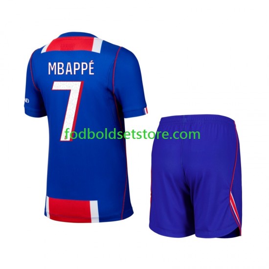 Paris Saint-Germain Trøje Mbappé Kylian 7 Hjemmebane 2026-2027 Kort ærmer ,Børn Fodboldsæt