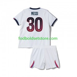 Paris Saint-Germain Trøje Lionel Messi 30 Udebane 2026-2027 Kort ærmer ,Børn Fodboldsæt