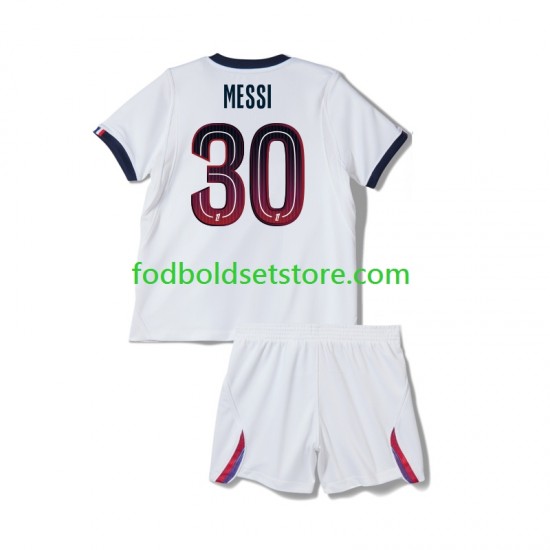 Paris Saint-Germain Trøje Lionel Messi 30 Udebane 2026-2027 Kort ærmer ,Børn Fodboldsæt
