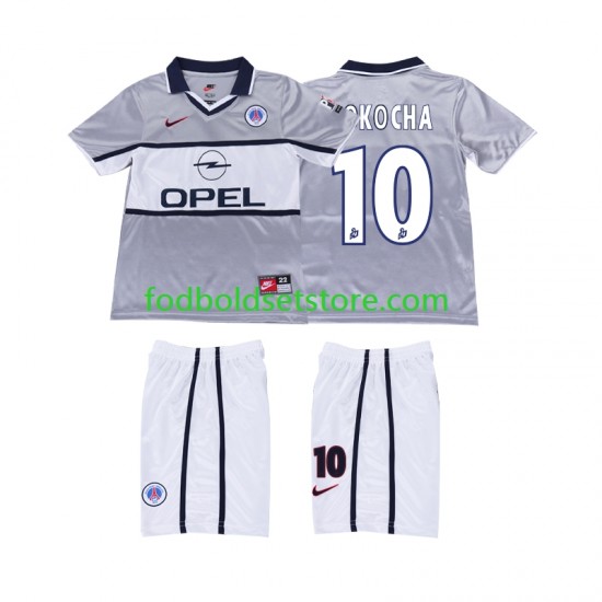 Paris Saint-Germain Trøje OKOCHA 10 2000 2001 Retro Udebane Kort ærmer ,Børn Fodboldsæt Paris Saint-Germain Trøje OKOCHA 10 2000 2001 Retro Udebane Kort ærmer ,Børn Fodboldsæt
