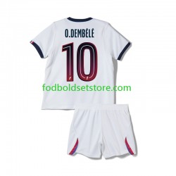 Paris Saint-Germain Trøje Ousmane Dembele 10 Udebane 2026-2027 Kort ærmer ,Børn Fodboldsæt