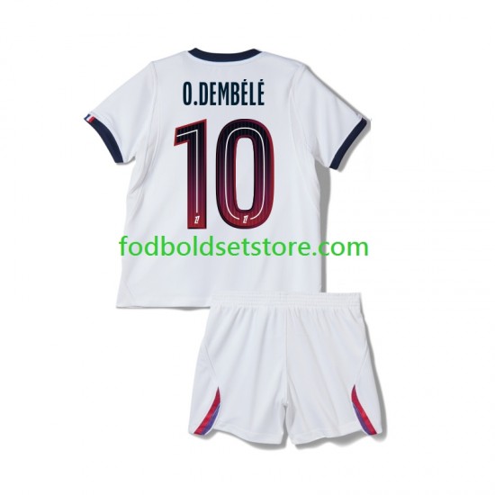 Paris Saint-Germain Trøje Ousmane Dembele 10 Udebane 2026-2027 Kort ærmer ,Børn Fodboldsæt Paris Saint-Germain Trøje Ousmane Dembele 10 Udebane 2026-2027 Kort ærmer ,Børn Fodboldsæt