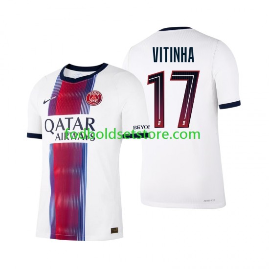 Paris Saint-Germain Trøje Vitinha 17 Udebane 2026-2027 Kort ærmer ,Mænd