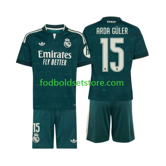 Real Madrid Trøje Arda Guler 15 Udebane 2026-2027 Kort ærmer ,Børn Fodboldsæt Real Madrid Trøje Arda Guler 15 Udebane 2026-2027 Kort ærmer ,Børn Fodboldsæt
