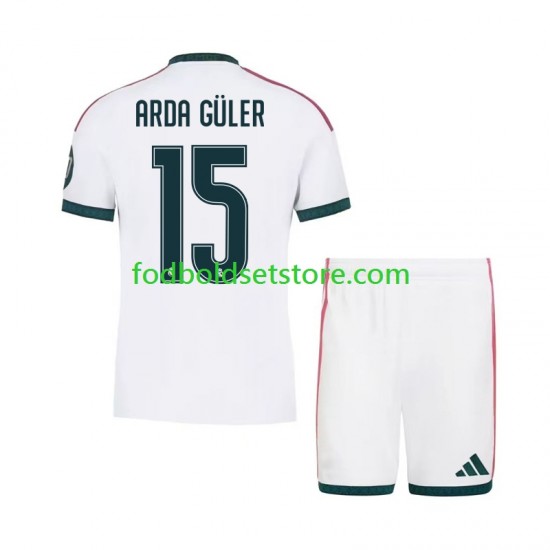 Real Madrid Trøje Arda Guler 15 Hjemmebane 2026-2027 Kort ærmer ,Børn Fodboldsæt