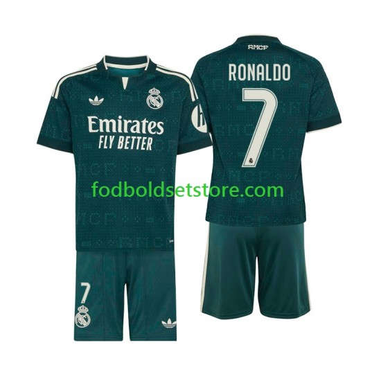 Real Madrid Trøje Cristiano Ronaldo 7 Udebane 2026-2027 Kort ærmer ,Børn Fodboldsæt