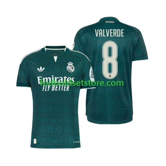 Real Madrid Trøje Federico Valverde 8 Udebane 2026-2027 Kort ærmer ,Mænd