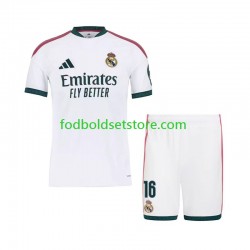 Real Madrid Trøje Ibrahima Konate 16 Hjemmebane 2026-2027 Kort ærmer ,Børn Fodboldsæt