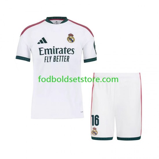 Real Madrid Trøje Ibrahima Konate 16 Hjemmebane 2026-2027 Kort ærmer ,Børn Fodboldsæt