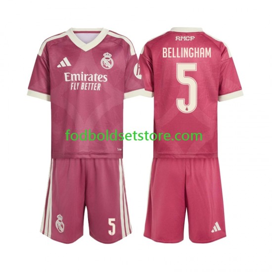 Real Madrid Trøje Jude Bellingham 5 3. Valg 2026-2027 Kort ærmer ,Børn Fodboldsæt