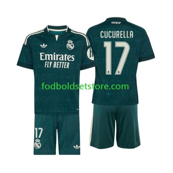 Real Madrid Trøje Marc Cucurella 17 Udebane 2026-2027 Kort ærmer ,Børn Fodboldsæt