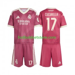 Real Madrid Trøje Marc Cucurella 17 3. Valg 2026-2027 Kort ærmer ,Børn Fodboldsæt