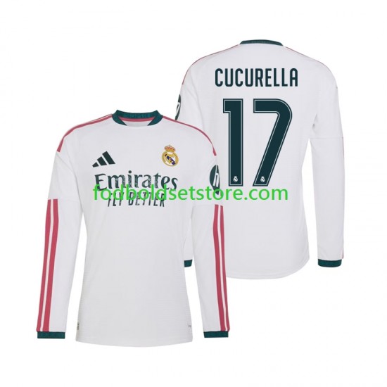 Real Madrid Trøje Marc Cucurella 17 Hjemmebane 2026-2027 Lange ærmer ,Mænd