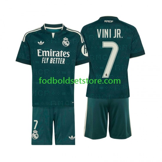 Real Madrid Trøje Vinicius Junior 7 Udebane 2026-2027 Kort ærmer ,Børn Fodboldsæt