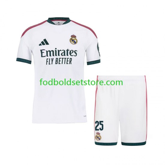 Real Madrid Trøje Yan Diomande 25 Hjemmebane 2026-2027 Kort ærmer ,Børn Fodboldsæt