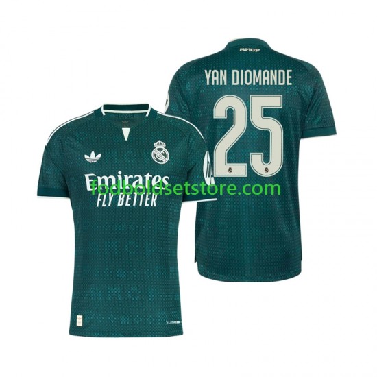 Real Madrid Trøje Yan Diomande 25 Udebane 2026-2027 Kort ærmer ,Mænd Real Madrid Trøje Yan Diomande 25 Udebane 2026-2027 Kort ærmer ,Mænd