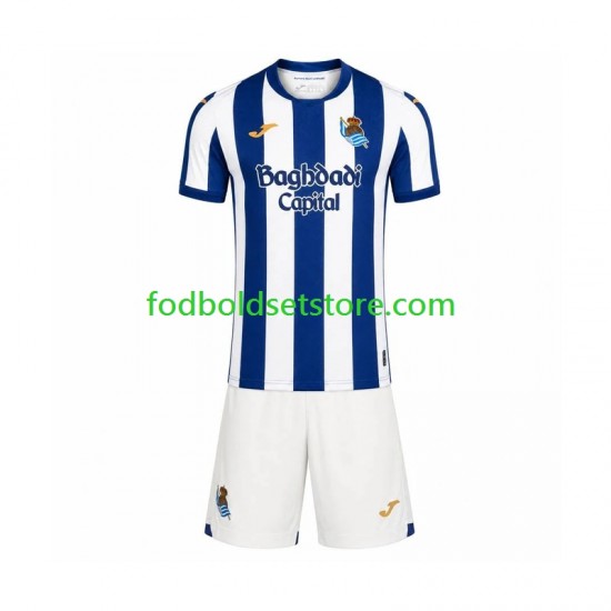 Real Sociedad Trøje Hjemmebane 2026-2027 Kort ærmer ,Børn Fodboldsæt Real Sociedad Trøje Hjemmebane 2026-2027 Kort ærmer ,Børn Fodboldsæt