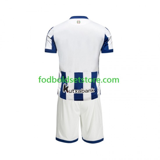 Real Sociedad Trøje Hjemmebane 2026-2027 Kort ærmer ,Børn Fodboldsæt