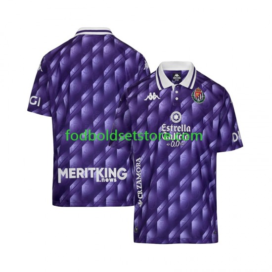 Real Valladolid Trøje Retro Hjemmebane 2025-2026 Kort ærmer ,Mænd