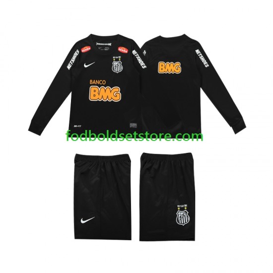 Trøje Santos Classic 2012 2013 Retro Udebane Lange ærmer ,Børn Fodboldsæt Trøje Santos Classic 2012 2013 Retro Udebane Lange ærmer ,Børn Fodboldsæt