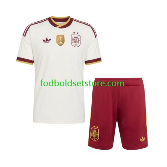 Spanien Trøje 2-star Udebane 2026-2027 Kort ærmer ,Børn Fodboldsæt Spanien Trøje 2-star Udebane 2026-2027 Kort ærmer ,Børn Fodboldsæt