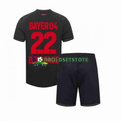 Bayer 04 Leverkusen Trøje Victor Boniface 22 Hjemmebane 2023-2024 Kort ærmer ,Børn Fodboldsæt