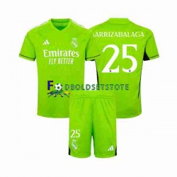Real Madrid Trøje Kepa Arrizabalaga 25 Målmand Hjemmebane 2023-2024 Kort ærmer ,Børn Fodboldsæt
