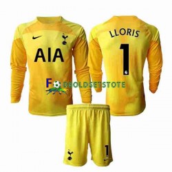 Tottenham Hotspur Trøje Hugo Lloris 1 Målmand Hjemmebane 2022-2023 Lange ærmer ,Børn Fodboldsæt