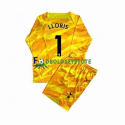 Tottenham Hotspur Trøje Orange Hugo Målmand Udebane 2023-2024 Lange ærmer ,Børn Fodboldsæt