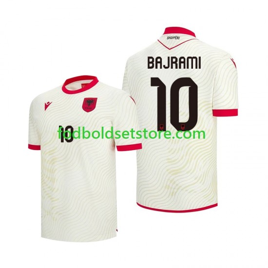 Albanien Trøje Nedim Bajrami 10 Udebane World Cup 2026 Kort ærmer ,Mænd Albanien Trøje Nedim Bajrami 10 Udebane World Cup 2026 Kort ærmer ,Mænd